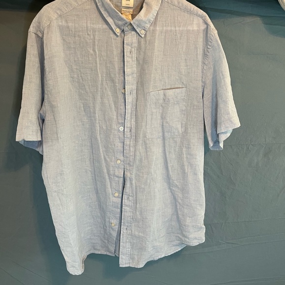 Mens Xl H&M BABY BLUE BUTTON UP DRESS SHIRT - Picture 2 of 5
